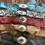 Hatband Silk with Concho